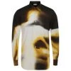 Alexander McQueen Spray Paint Button-Up Shirt For Men