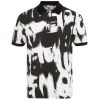Alexander McQueen Graffiti Logo Print Polo Shirt For Men