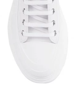 Alexander McQueen Treadslick Leather HIgh-Top Sneakers For Men Black Lake -Alexander McQueen Elegant store unnamed file 182