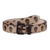 Alexander McQueen Skull Logo Belt For Men