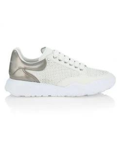 Alexander McQueen Court Trainer Linetecular Low-Top Sneakers For Men