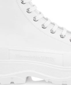 Alexander McQueen Treadslick Leather HIgh-Top Sneakers For Men Black Lake -Alexander McQueen Elegant store unnamed file 184