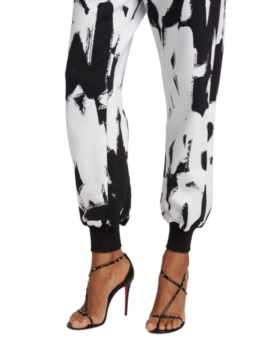 Alexander McQueen Graffiti Cotton Jogger Pants 5 Alexander McQueen Graffiti Cotton Jogger Pants - Image 5