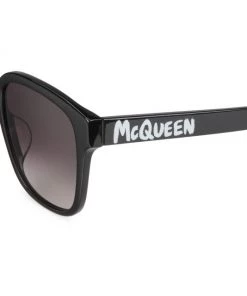 Alexander McQueen Graffiti 56MM Square Sunglasses -Alexander McQueen Elegant store unnamed file 1855