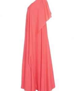 Alexander McQueen Draped One-Shoulder Gown