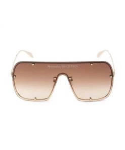 Alexander McQueen Icons 99MM Geometric Shield Sunglasses For Men