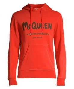 Alexander McQueen Graffiti Print Logo Hoodie For Men Black 7 Alexander McQueen Graffiti Print Logo Hoodie For Men Black -Alexander McQueen Elegant store unnamed file 190