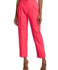 Alexander McQueen Wool High-Waisted Trousers -Alexander McQueen Elegant store unnamed file 1903