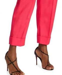 Alexander McQueen Wool High-Waisted Trousers -Alexander McQueen Elegant store unnamed file 1906