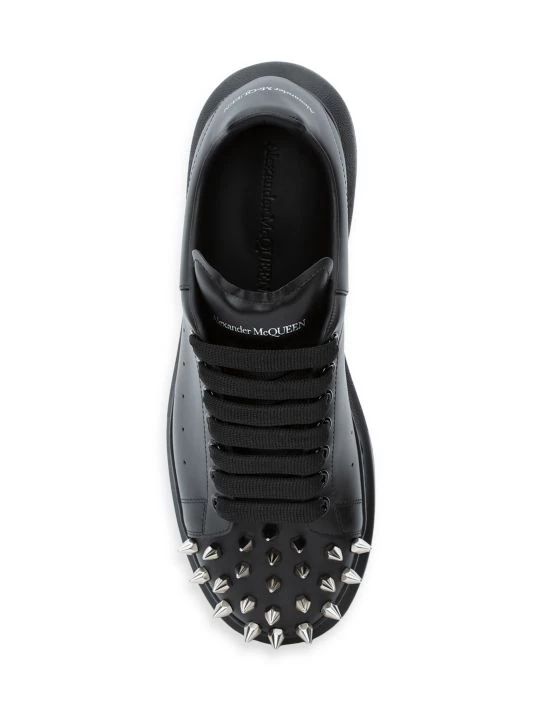 Alexander McQueen Spikes Leather Low-Top Sneakers For Men 5 Alexander McQueen Spikes Leather Low-Top Sneakers For Men - Image 5