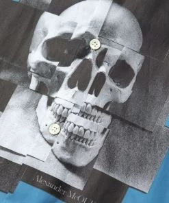 Alexander McQueen Fuxia Skull Button-Front Shirt For Men 11 Alexander McQueen Fuxia Skull Button-Front Shirt For Men -Alexander McQueen Elegant store unnamed file 1947