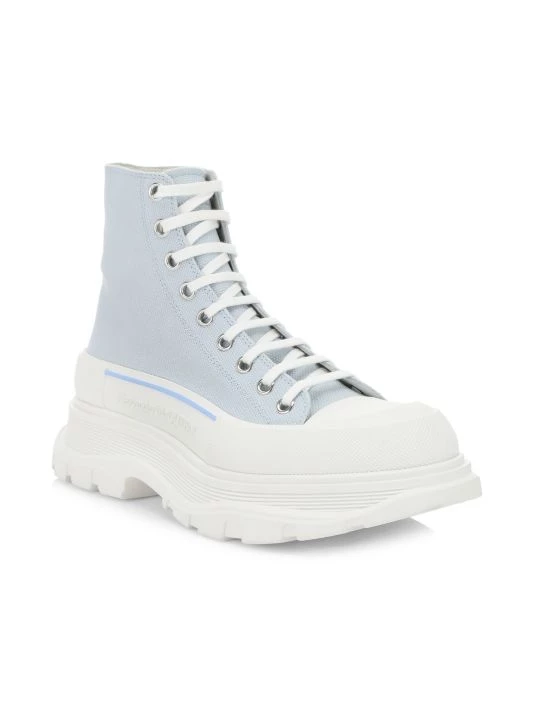 Alexander McQueen Treadslick High-Top Canvas Boots For Men 2 Alexander McQueen Treadslick High-Top Canvas Boots For Men - Image 2
