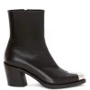 Alexander McQueen Leather Ankle Boots
