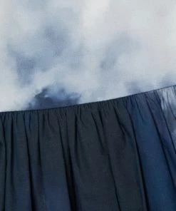 Alexander McQueen Fit & Flare Sky-Graphic Midi-Dress -Alexander McQueen Elegant store unnamed file 1978