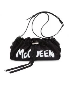 Alexander McQueen Mini Bundle Graffiti Logo Shoulder Bag