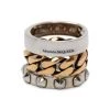 Alexander McQueen Punk Two-Tone Convertible Ring
