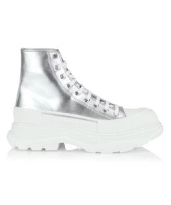 Alexander McQueen Lace-Up Platform Sneakers For Men