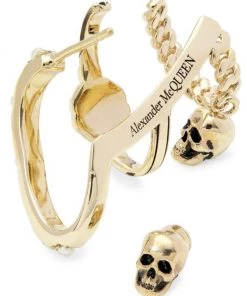 Alexander McQueen Goldtone & Faux Pearl Multi-Hoop Earrings 6 Alexander McQueen Goldtone & Faux Pearl Multi-Hoop Earrings -Alexander McQueen Elegant store unnamed file 2094