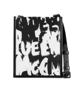 Alexander McQueen Flat Logo Phone Bag For Men
