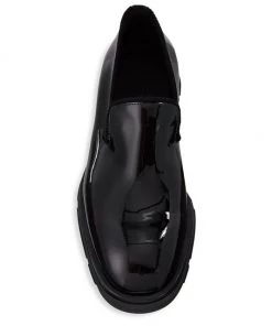 Alexander McQueen Patent Leather Rubber Sole Loafers For Men -Alexander McQueen Elegant store unnamed file 2109