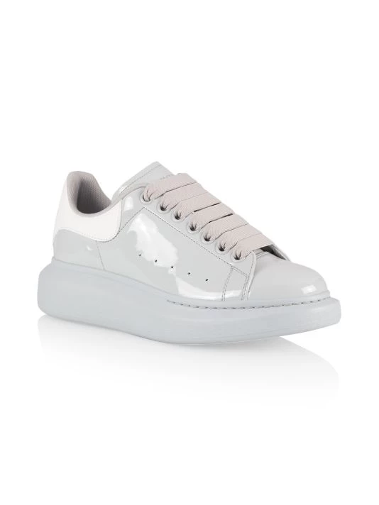 Alexander McQueen Siny Oversized Patent Leather Sneakers 2 Alexander McQueen Siny Oversized Patent Leather Sneakers - Image 2