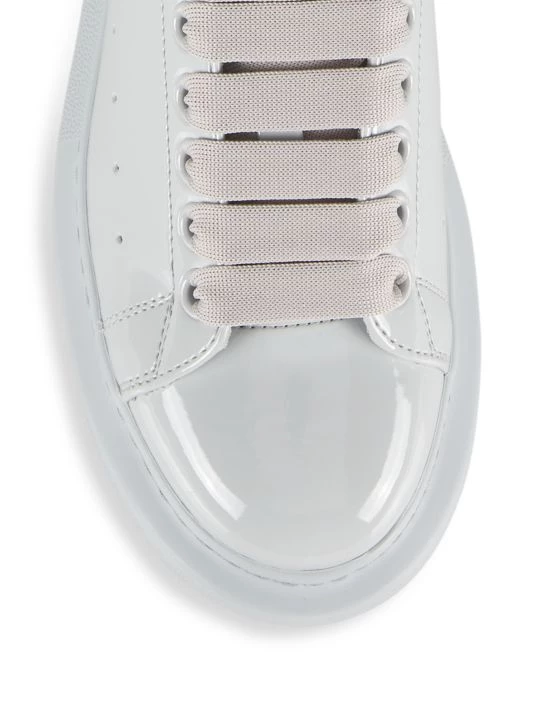 Alexander McQueen Siny Oversized Patent Leather Sneakers 4 Alexander McQueen Siny Oversized Patent Leather Sneakers - Image 4