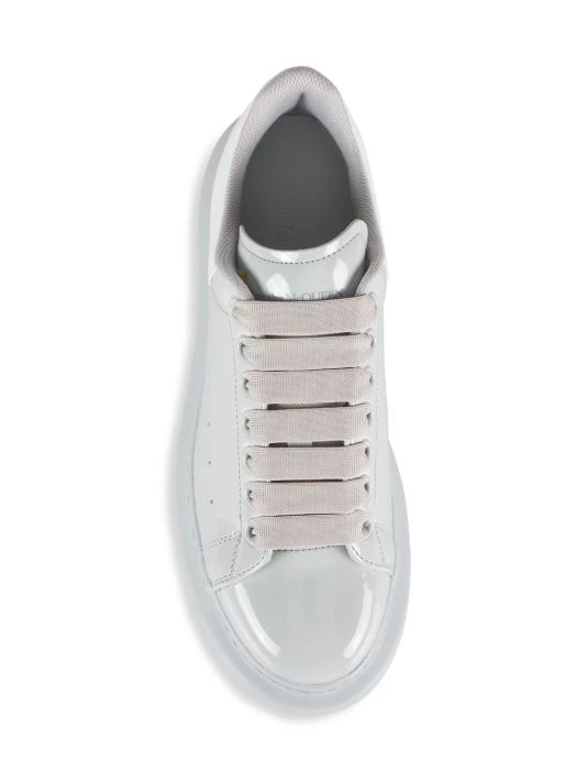 Alexander McQueen Siny Oversized Patent Leather Sneakers 5 Alexander McQueen Siny Oversized Patent Leather Sneakers - Image 5