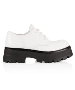 Alexander McQueen Leather Lace-Up Oxfords