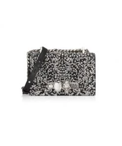 Alexander McQueen Studded Mini Jeweled Satchel