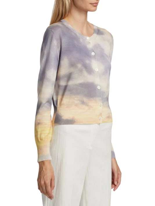 Alexander McQueen Shrunken Wool & Silk Knit Cardigan 3 Alexander McQueen Shrunken Wool & Silk Knit Cardigan - Image 3