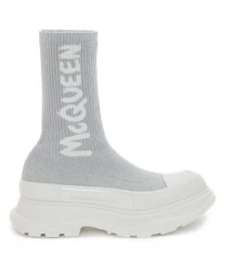 Alexander McQueen Logo Sock Sneakers