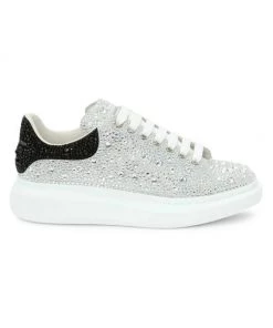 Alexander McQueen Oversized Crystal Sneakers For Men