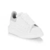 Alexander McQueen Kid's Leather Low-Top Sneakers For Kids