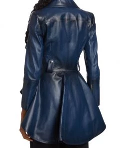 Alexander McQueen Asymmetric Peplum Lambskin Jacket -Alexander McQueen Elegant store unnamed file 2252
