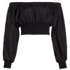 Alexander McQueen Cropped Off-The-Shoulder Top