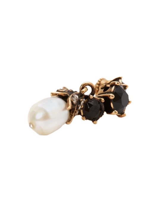 Alexander McQueen Goldtone & Crystal Pearl Earcuff 3 Alexander McQueen Goldtone & Crystal Pearl Earcuff - Image 3