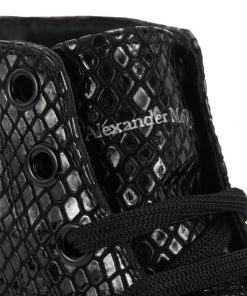 Alexander McQueen Treadslick High-Top Stamped Snake Boots For Men -Alexander McQueen Elegant store unnamed file 2303