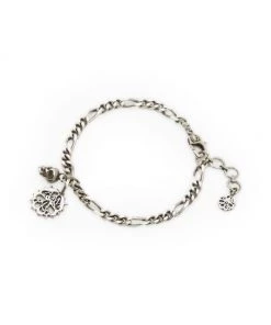 Alexander McQueen Studd Seal And Skull Bracelet For Men