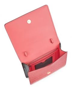 Alexander McQueen Four-Ring Croc-Embossed Leather Satchel -Alexander McQueen Elegant store unnamed file 2321