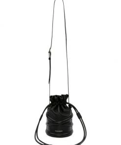 Alexander McQueen The Soft Curve Leather Bucket Bag -Alexander McQueen Elegant store unnamed file 2328