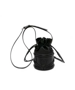 Alexander McQueen The Soft Curve Leather Bucket Bag -Alexander McQueen Elegant store unnamed file 2330