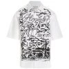 Alexander McQueen Script Logo Shirt For Men