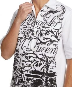 Alexander McQueen Script Logo Shirt For Men 12 Alexander McQueen Script Logo Shirt For Men -Alexander McQueen Elegant store unnamed file 2341