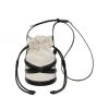 Alexander McQueen Strappy Leather Mini Bucket Bag