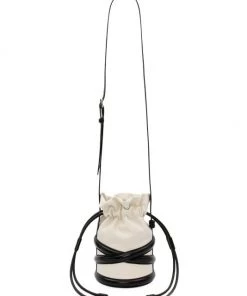 Alexander McQueen Strappy Leather Mini Bucket Bag -Alexander McQueen Elegant store unnamed file 2350