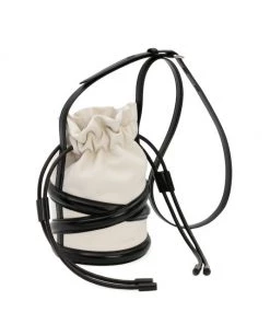 Alexander McQueen Strappy Leather Mini Bucket Bag -Alexander McQueen Elegant store unnamed file 2351