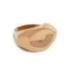 Alexander McQueen Goldtone Molten Metal Ring