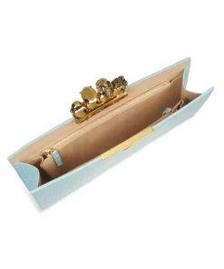 Alexander McQueen Four-Ring Croc-Embossed Leather Pouch 6 Alexander McQueen Four-Ring Croc-Embossed Leather Pouch -Alexander McQueen Elegant store unnamed file 2373