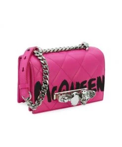 Alexander McQueen Quilted Nylon Logo Crossbody -Alexander McQueen Elegant store unnamed file 2395