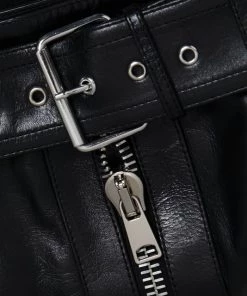 Alexander McQueen Belted Cowhide Leather Miniskirt 11 Alexander McQueen Belted Cowhide Leather Miniskirt -Alexander McQueen Elegant store unnamed file 2402